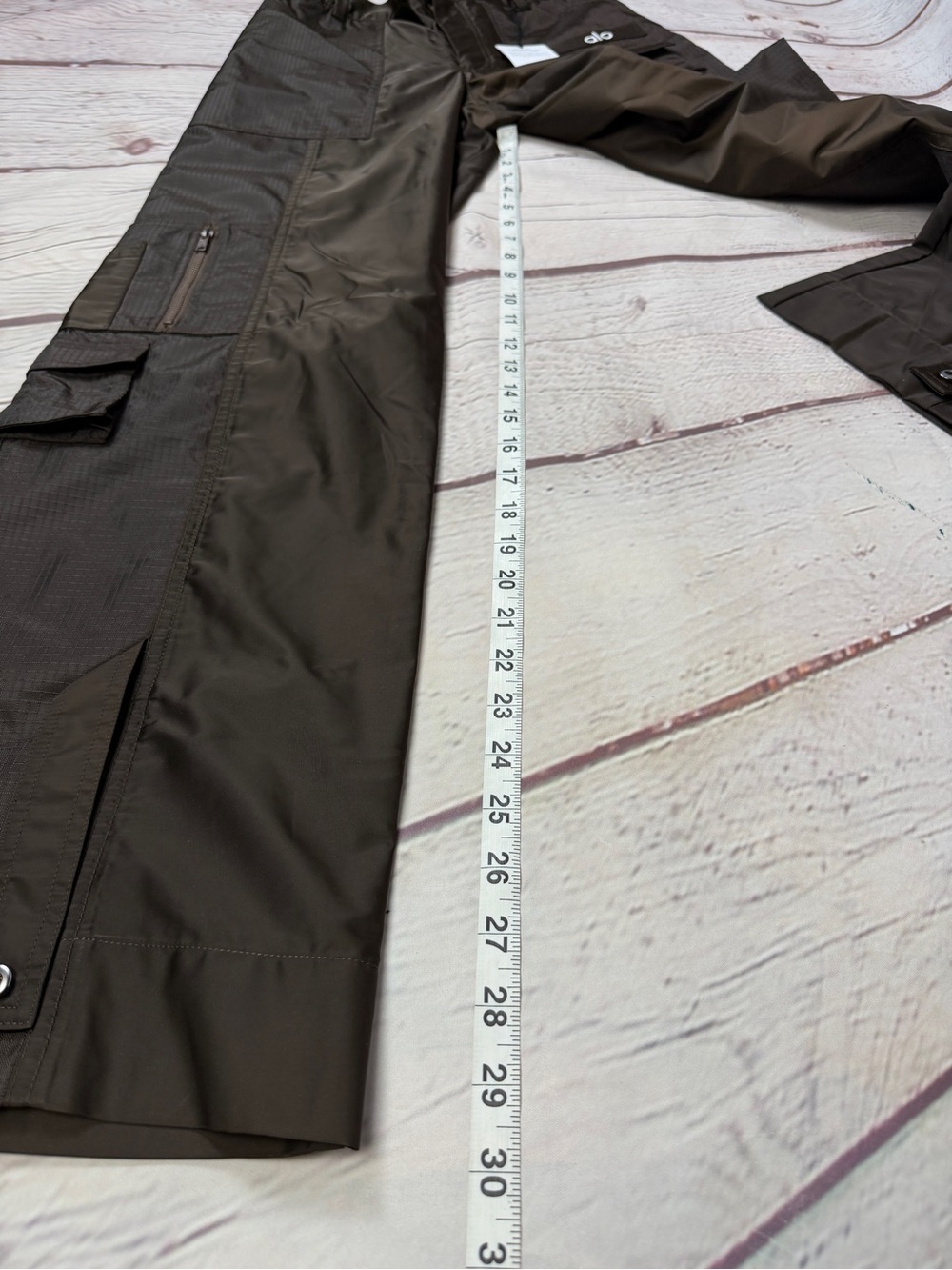 ALO YOGA Blaze espresso brown utility trouser cargo pants NEW, size XS - Picture 15 of 15